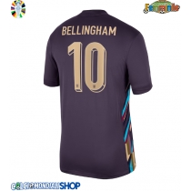 Maglie da calcio Inghilterra Jude Bellingham #10 Seconda Maglia Femminile Europei 2024 Manica Corta